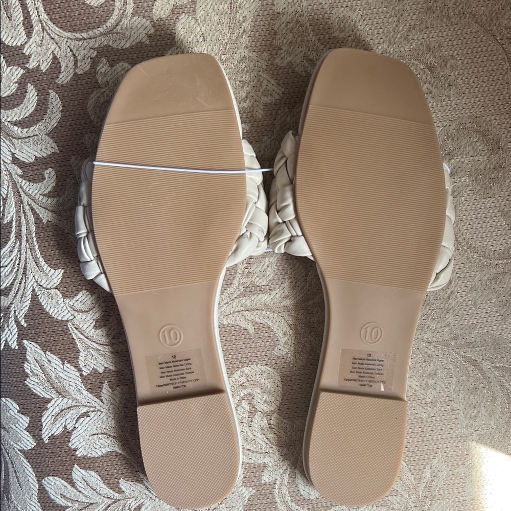 a new day White Braided Slide Sandals - Picture 2 of 2